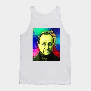 Auguste Comte Colourful Portrait | Auguste Comte Artwork 7 Tank Top